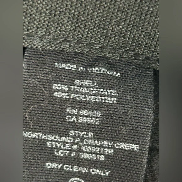 Theory Northsound Crepe Drapey Black High Rise Pull On Lightweight Pants Size 2 - Picture 4 of 7